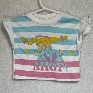 Vintage Sailor Baby Hopscotch size 12 Months Shirt Kidcore 80s Retro